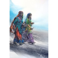 Ali Abbas, 15 x 22 inch, Watercolor on Paper, Figurative Painting, AC-AAB-325 Ali Abbas, 15 x 22 inch, Watercolor on Paper, Figurative Painting, AC-AAB-325